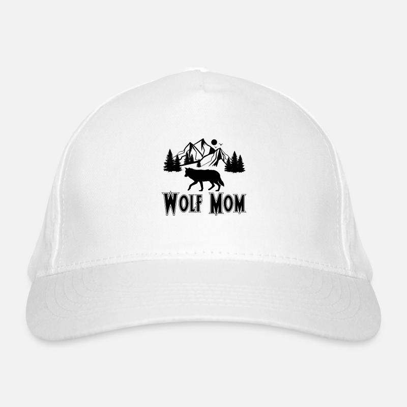 Wolf mom 1 Organic Baseball Cap