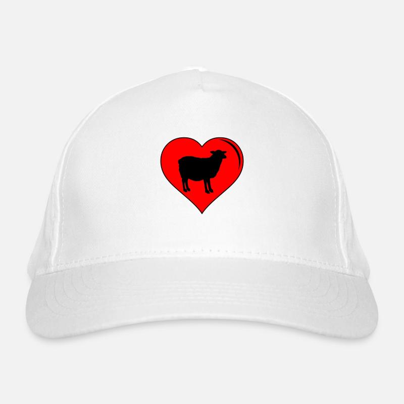 Schaf Bio-Baseballkappe