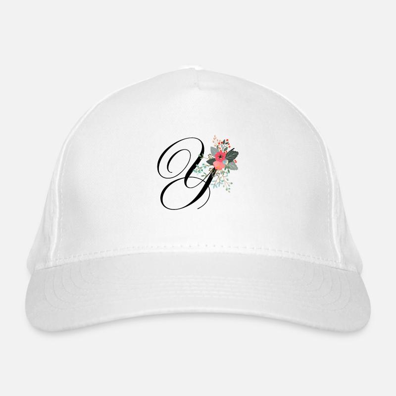 Letter in bloom Organic Baseball Cap