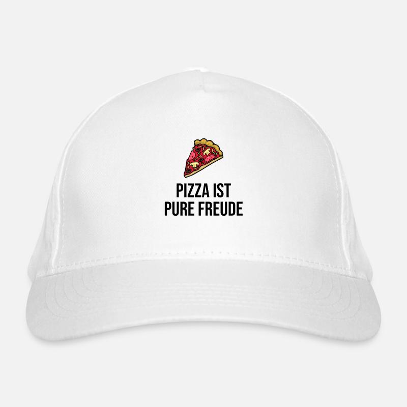 Pizza is pure joy Organic Baseball Cap