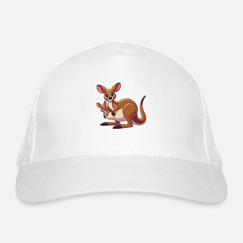 Mère kangourou avec enfant Casquette classique bio
