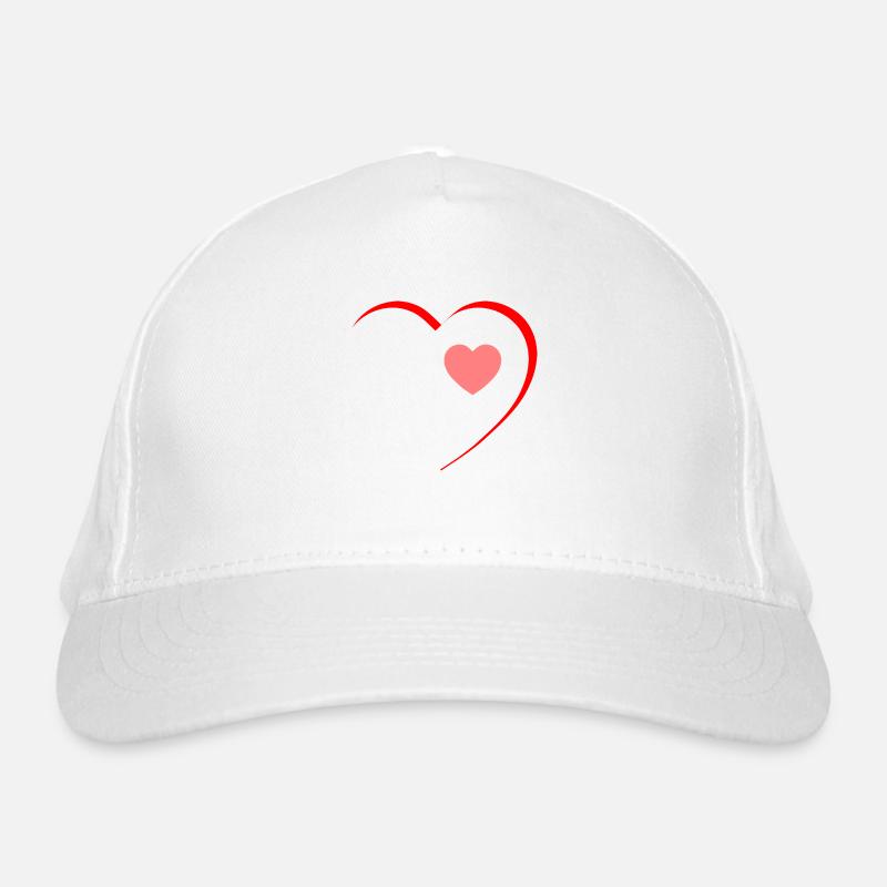 Habe ein großes Herz Bio-Baseballkappe