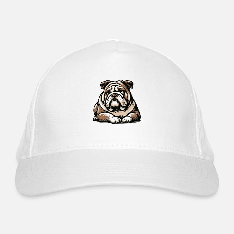 Bouledogue: Le super Chien Casquette classique bio
