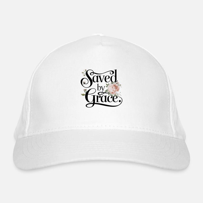 Gerettet durch Gnade Bio-Baseballkappe