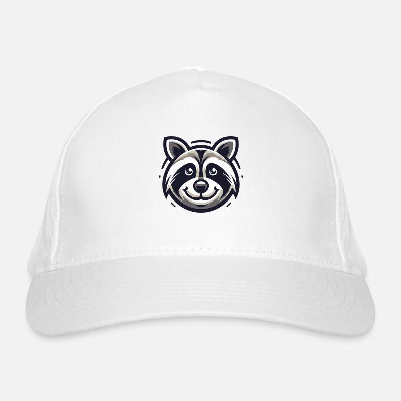 Waschbär Nachtfänger Bio-Baseballkappe