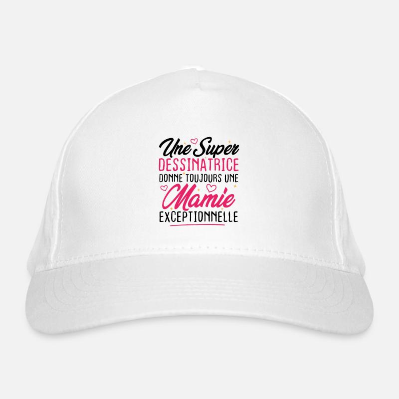 Dessinatrice donne toujours mamie exceptionnelle Casquette classique bio