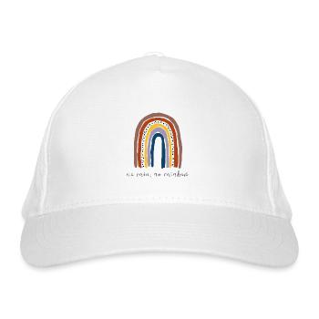 Pas de pluie, pas d’arc-en-ciel. - Casquette classique bio - blanc - Devant