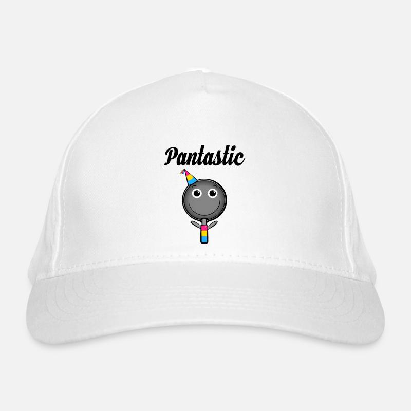 Pantastic Pride Design - Organic Baseball Cap - white