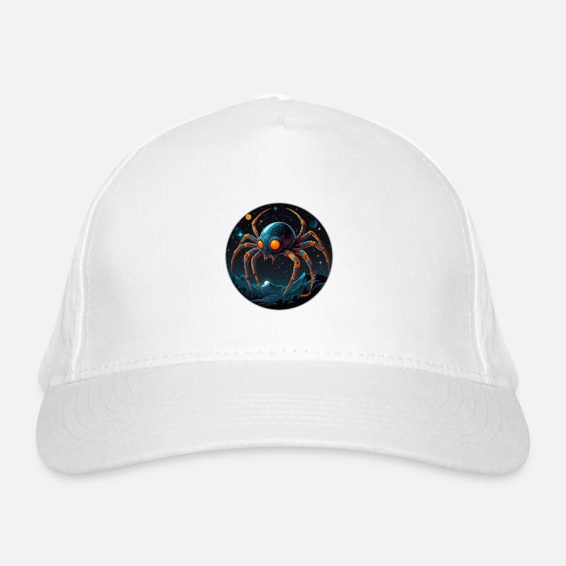 Araignée de l’espace dans l’espace en orbite Casquette classique bio