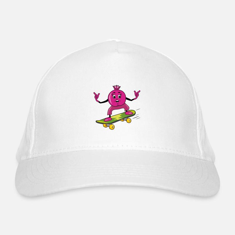 Drôle de skateboarder à grenade Casquette classique bio