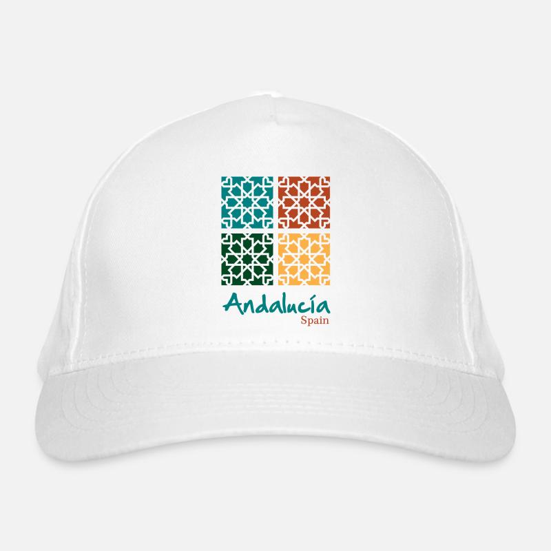 Andalusian Tiles 5 Organic Baseball Cap