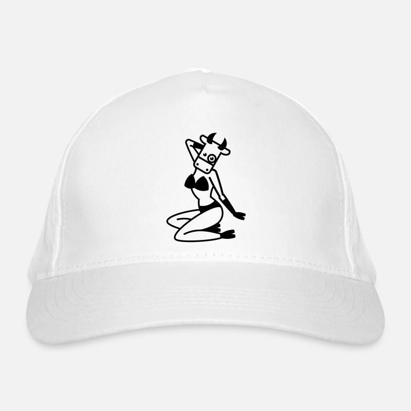 Pin-up vache / vache / Vache /-Vaca /-Vacca /-Koe Casquette classique bio