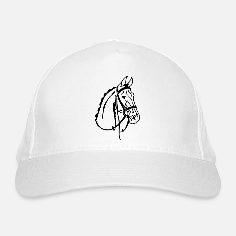 Cheval de selle Casquette classique bio