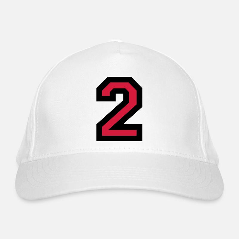 The Number Two 2 Organic Baseball Cap