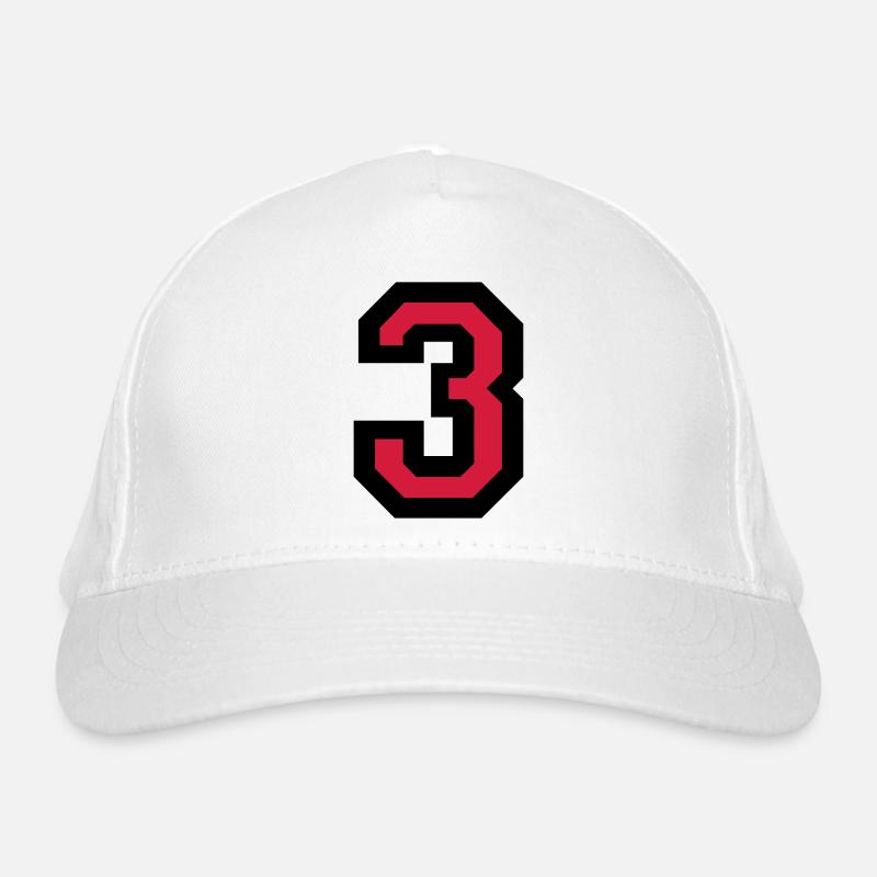 Numéro trois - Le numéro 3 Casquette classique bio