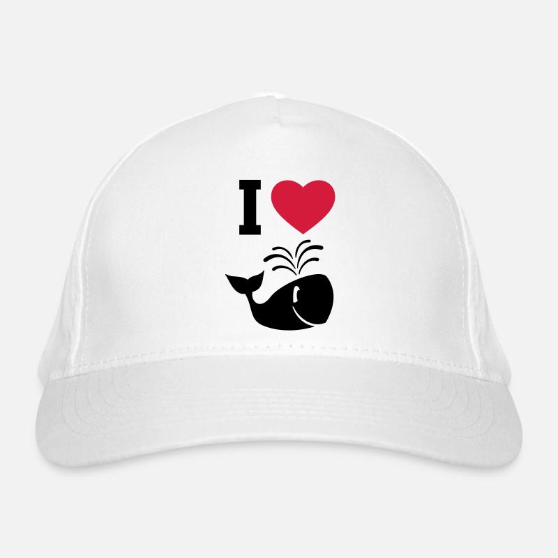 J'aime les baleines! Casquette classique bio