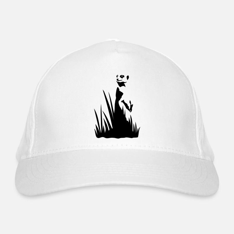 Erdmännchen im Gras Bio-Baseballkappe