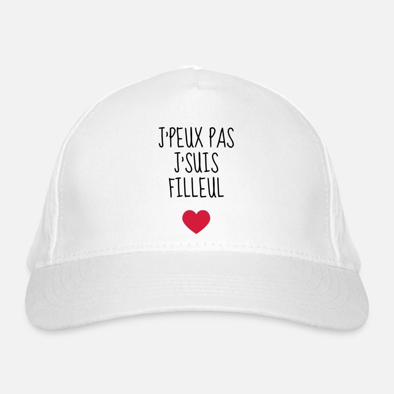 Filleul / Filleule / Parrain / Marraine / Bébé Casquette classique bio