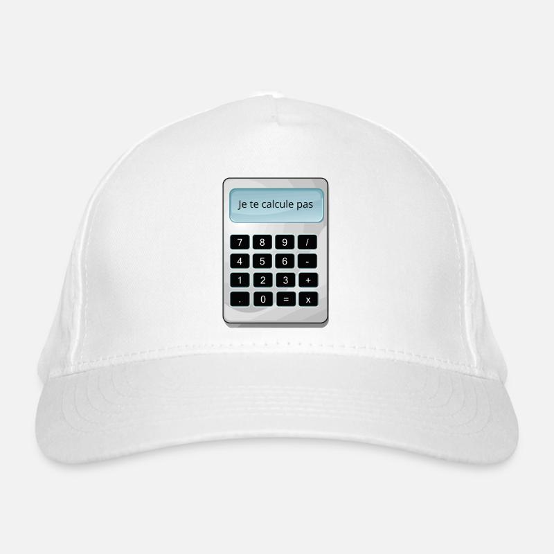 Je te calcule pas humour math matheux calculette Casquette classique bio