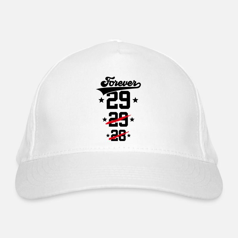 30. GEBURTSTAG FOREVER 29 Bio-Baseballkappe
