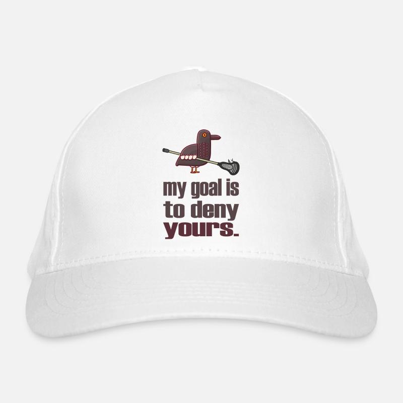 lacrosse lax lacrosseschläger lacrosse-mon objectif est Casquette classique bio