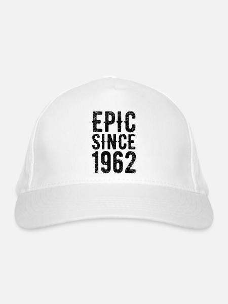 Epic since 1962 - Bio-Baseballkappe - Weiß