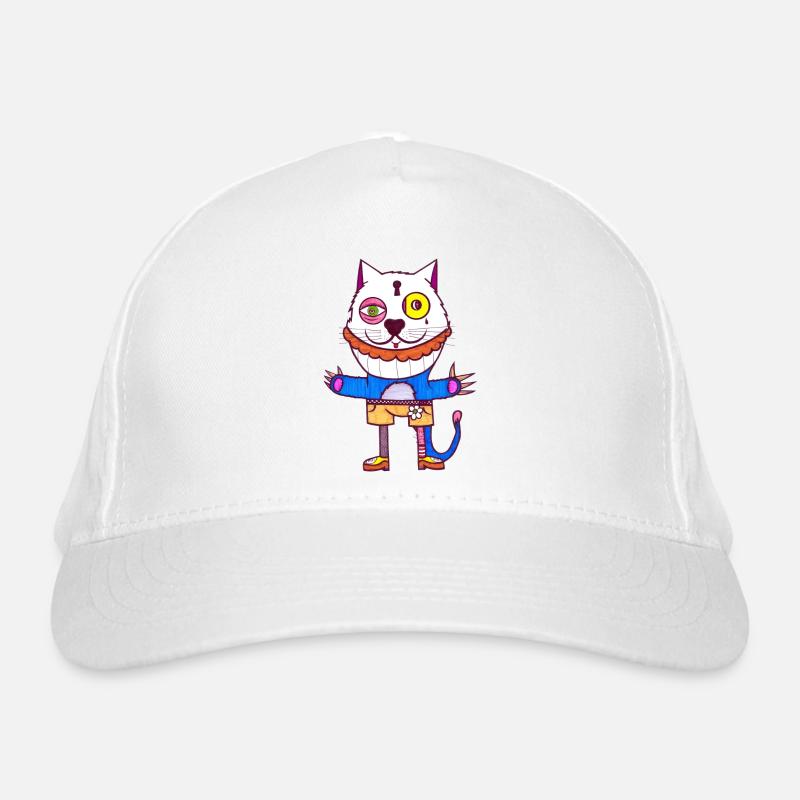 Bart Katze Bio-Baseballkappe