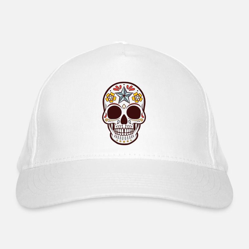 Sugar Skull Organic Baseball Cap