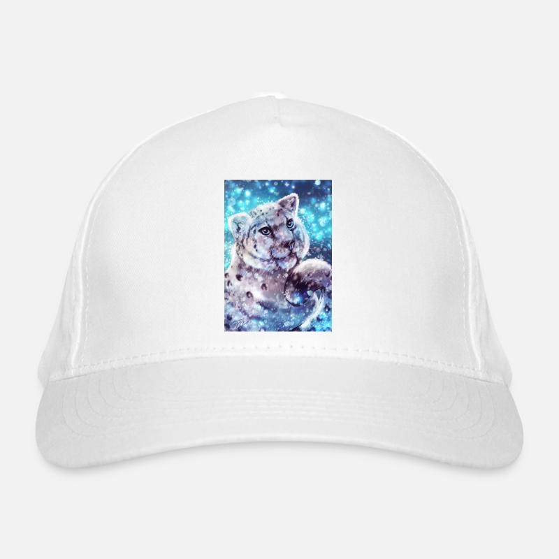 The Snow Leopardess Organic Baseball Cap