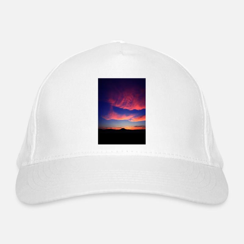 Abendrot Bio-Baseballkappe