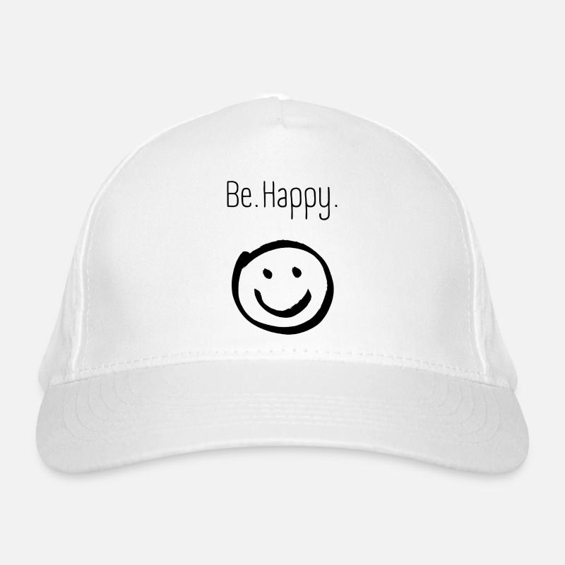 Sei glücklich Bio-Baseballkappe