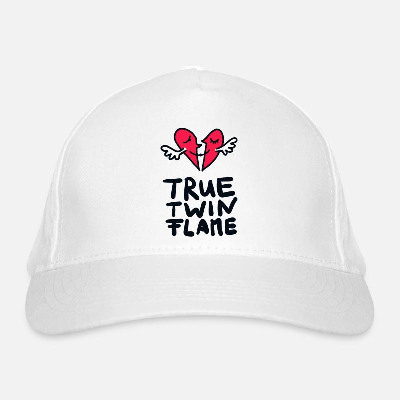 half hearts True Twin Flame Organic Baseball Cap