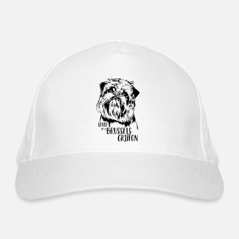 Loved by a Brussels Griffon Dogs Dwarf Griffon Organic Baseball Cap