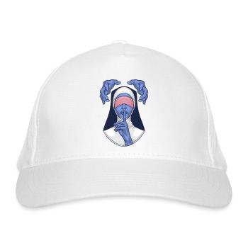The Nun - Organic Baseball Cap - white - Front