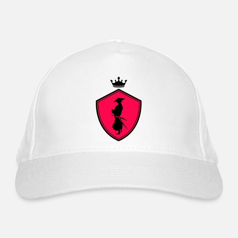 samurai warrior wappen Bio-Baseballkappe