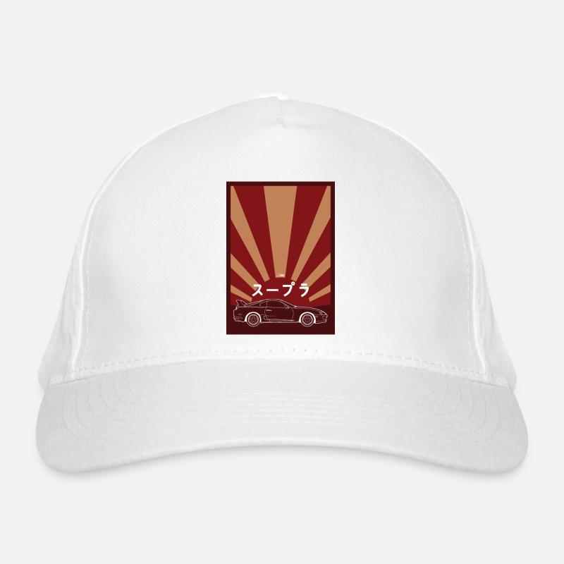 JZA80 Poster blanc - Casquette classique bio - blanc