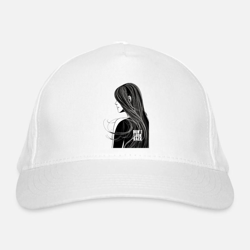 Dont Look Back - Design Bio-Baseballkappe