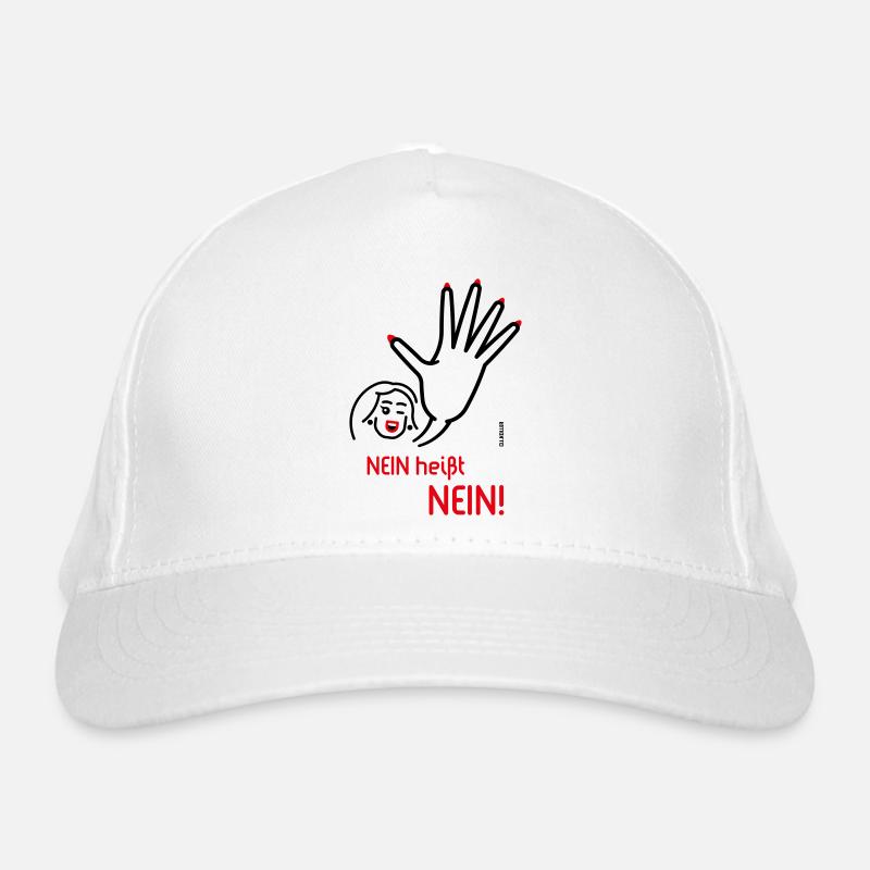Nein Heißt Nein! (Friendly / 2C) Bio-Baseballkappe