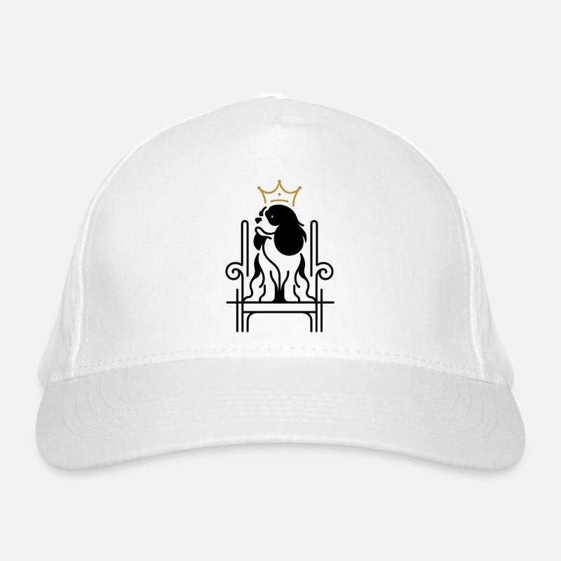 Cavalier King Charles Royal on Throne Organic Baseball Cap