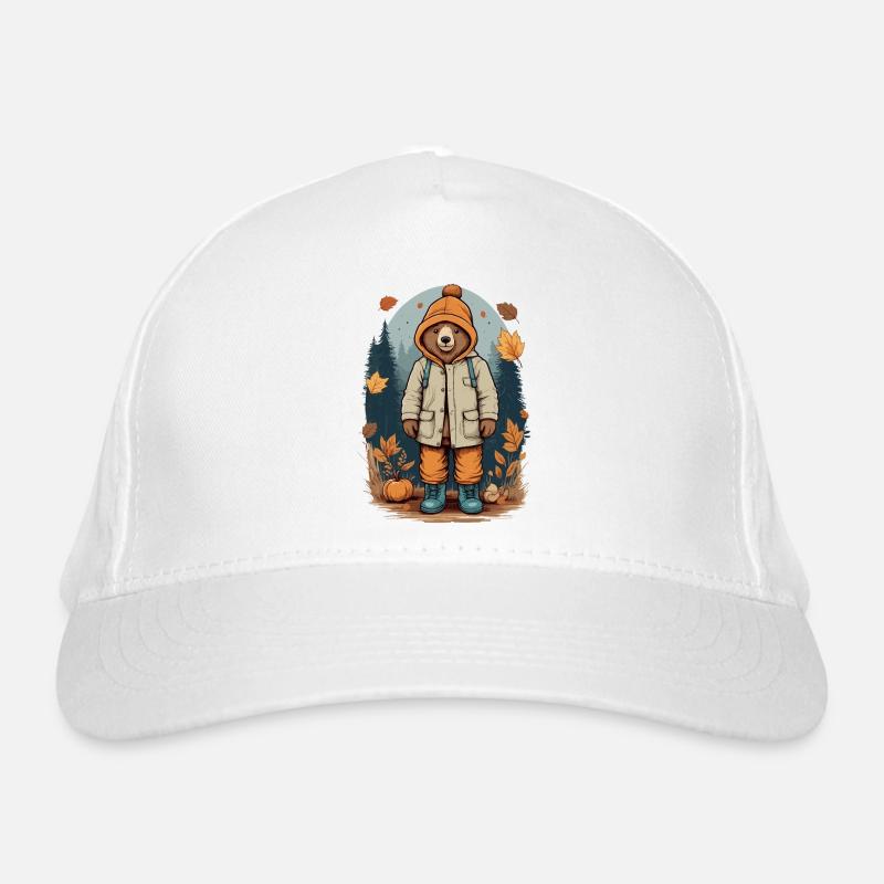 Cute Bear Organic Baseball Cap