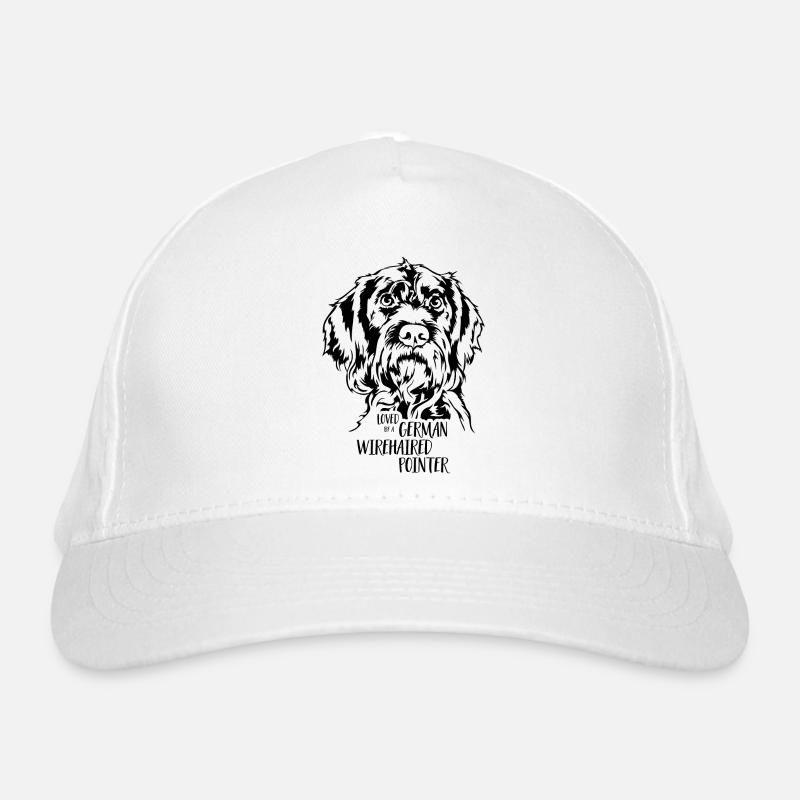 Loved by a German Wirehaired Pointer Wilsigns Bio-Baseballkappe