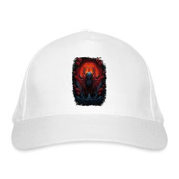 kindness bee breeder queen apiarist awesome humor - Bio-Baseballkappe - Weiß - Vorne