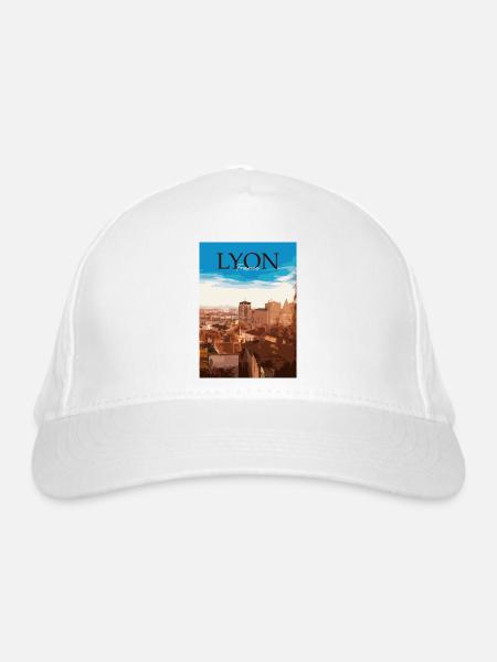 Lyon - Casquette classique bio - blanc - Devant