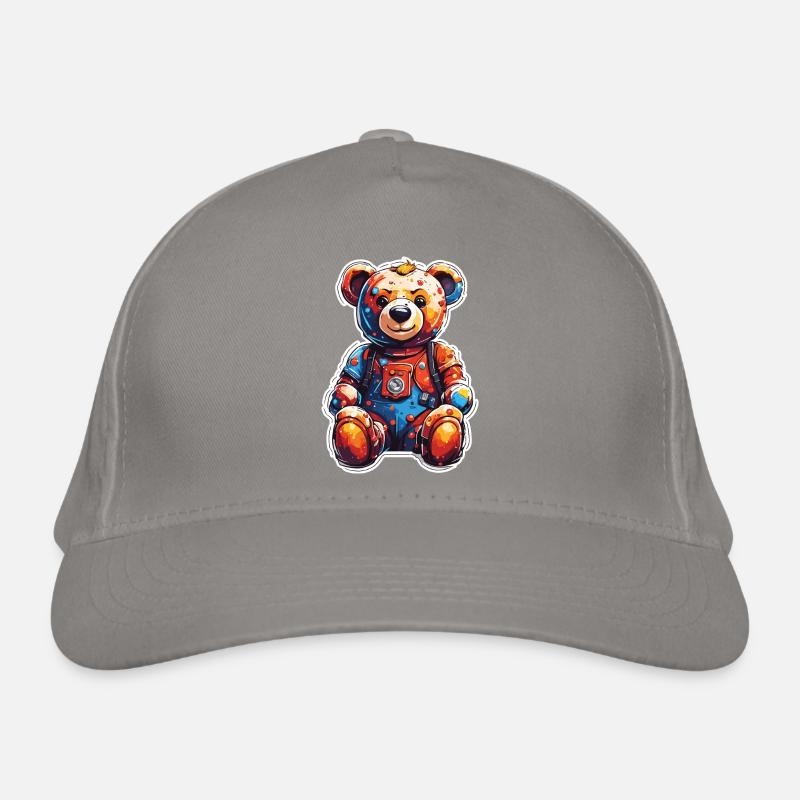 Teddybär / Kuscheltier / Stofftier / Geschenkidee Bio-Baseballkappe