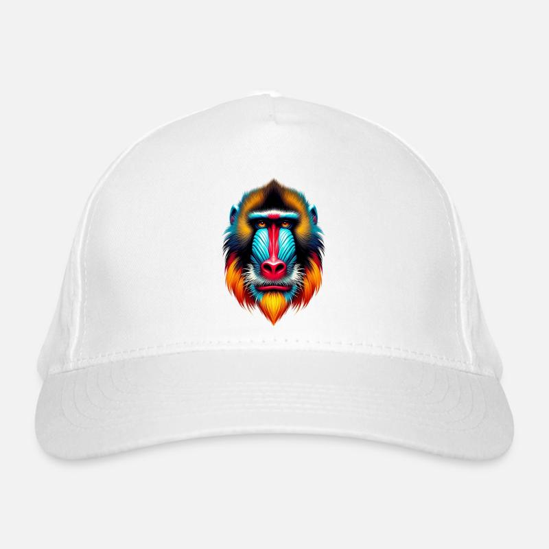 Mandrill Monkey Organic Baseball Cap