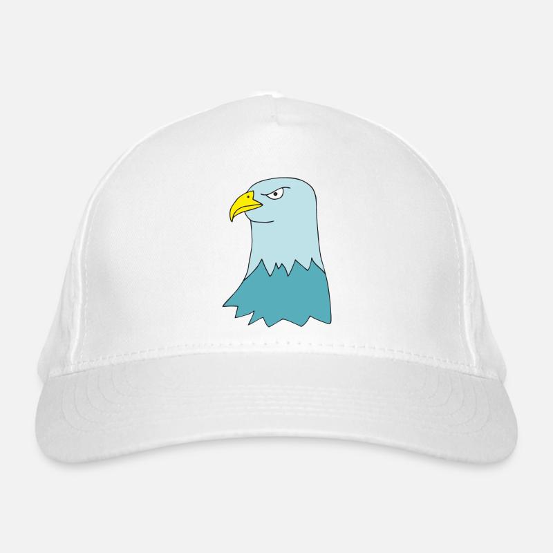 Eagle Turquoise Organic Baseball Cap
