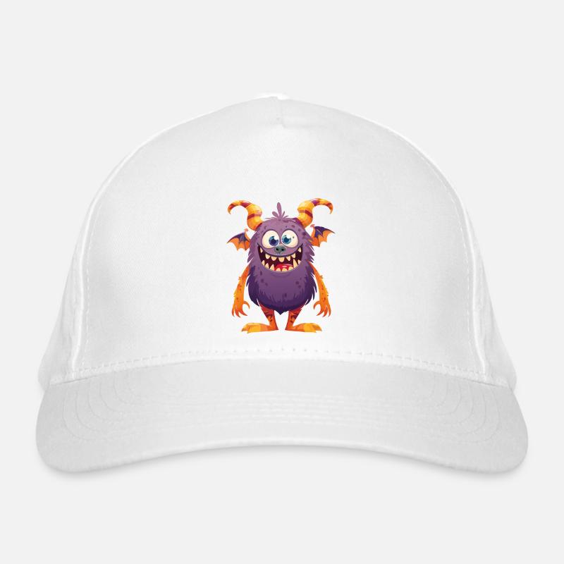 Kleines Monster Bio-Baseballkappe