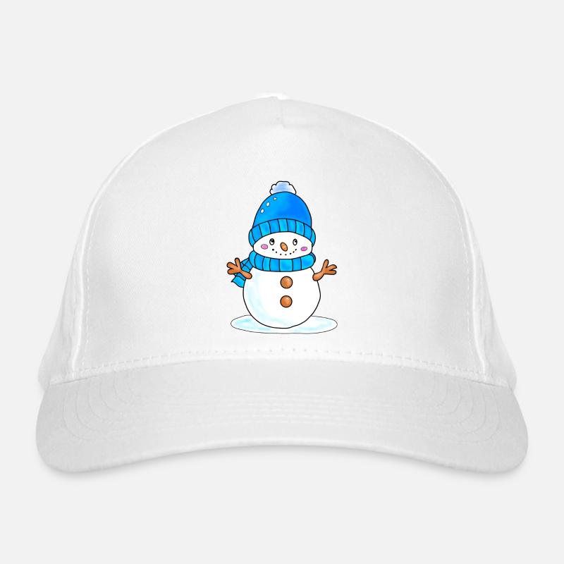Schneemann Bio-Baseballkappe