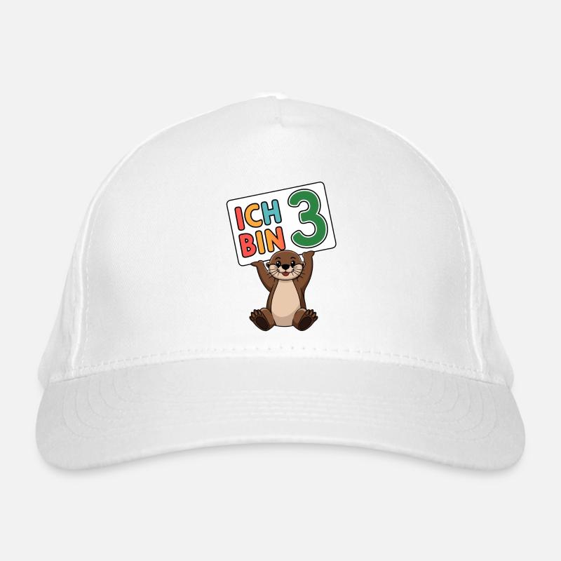 Ich bin 3 Jahre dritter Geburtstag Bio-Baseballkappe