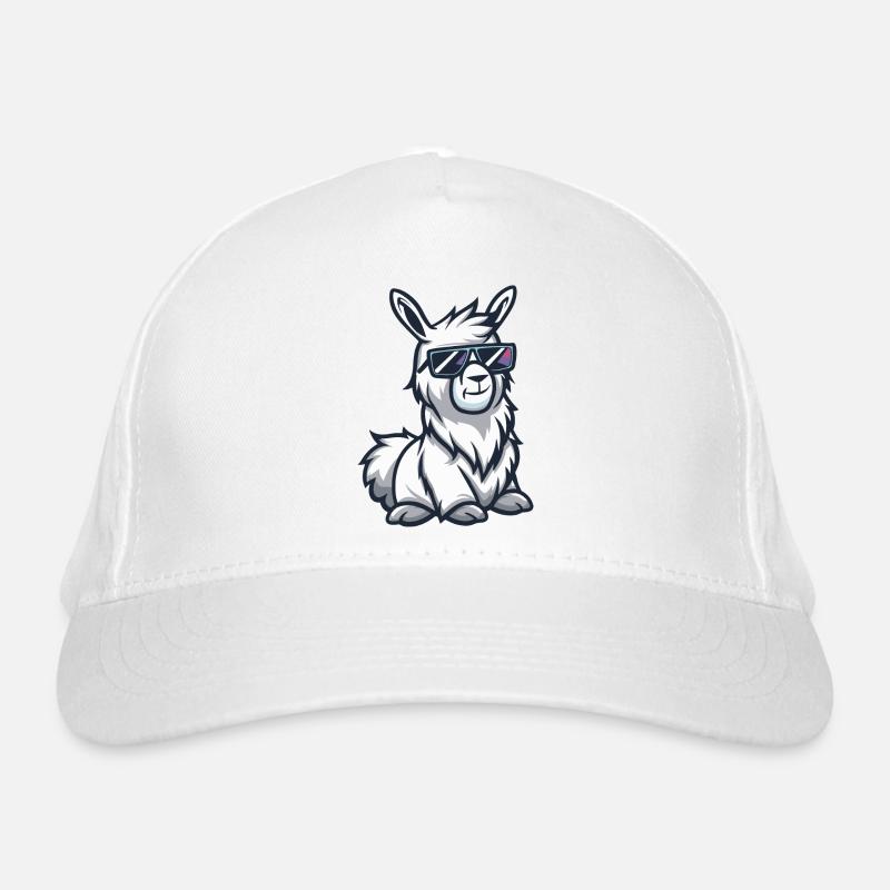 Alpaga Lama Bande Dessinée Cool Casquette classique bio